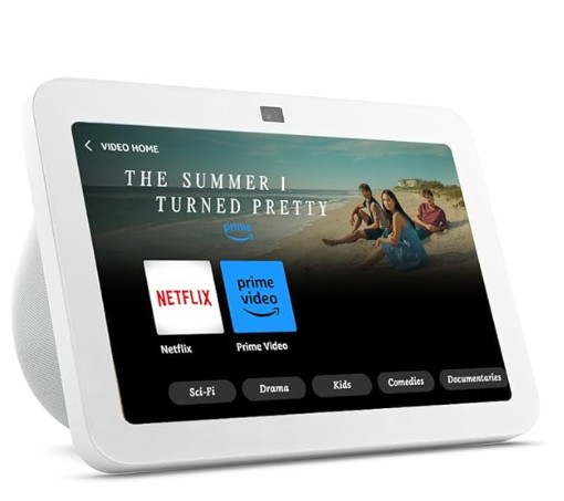 Amazon - Echo Show 8 (3rd Generation) with Alexa Glacier White